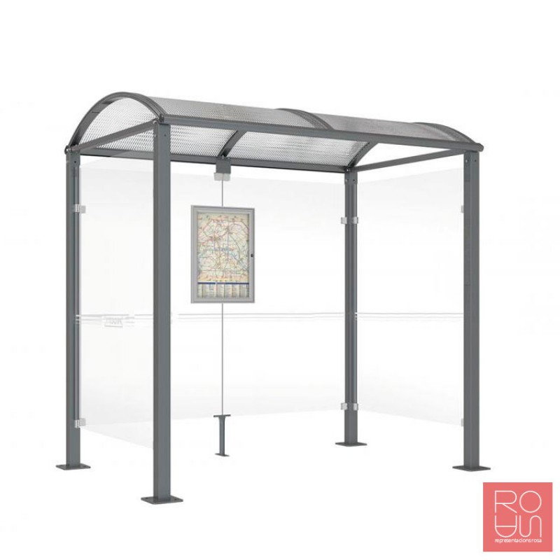 Marquesina parada d'autobús Bòveda